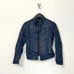 Women’s Leather Biker Jacket